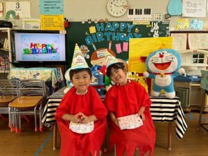 5月生まれのお友だちのお誕生日会がありました！