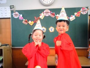 10月生まれのお友だちのお誕生日会がありました！