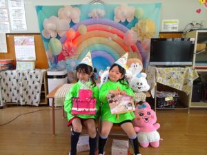 ４月生まれのお友だちのお誕生日会がありました！